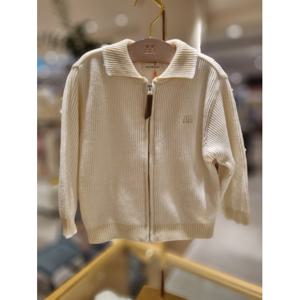(밍크뮤10) 25SS HK(BE)골지니트집업가디건 (3511420001)