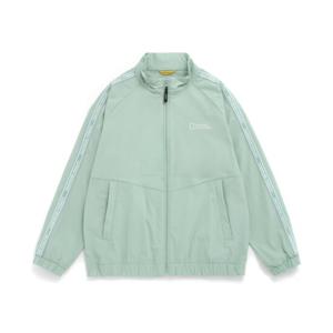 내셔널지오그래픽 키즈 K231UFT250 우븐 트레이닝 집업 APPLE MINT