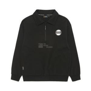 내셔널지오그래픽 키즈 K231USW210 하프 집업 카라 MTM CARBON BLACK