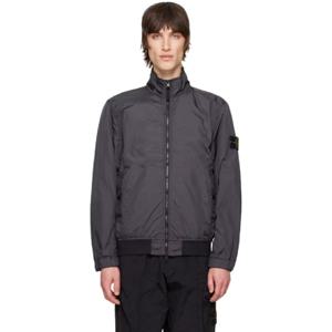 25 SS 스톤아일랜드 남성 그레이 크링클랩스 R NY 재킷 251828M175003