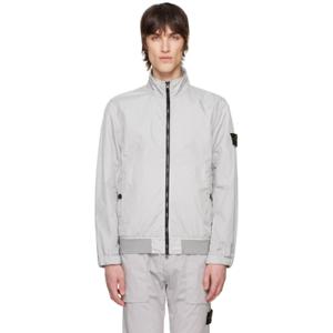 25 SS 스톤아일랜드 남성 그레이 크링클랩스 R NY 재킷 251828M175004
