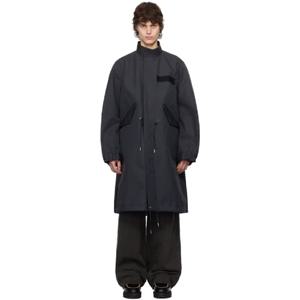 25 SS 사카이 남성 블랙 3 레이어 본딩 코트 251445M176009