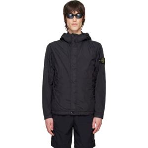 25 SS 스톤아일랜드 남성 블랙 크링클랩스 R NY 재킷 251828M180027