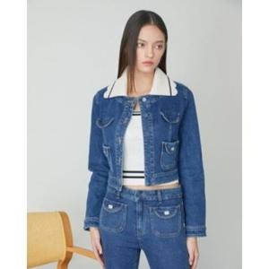 [에고이스트]니트 카라 포인트 미니 포켓 재킷 ER1DZ760 (EQ1DZ2