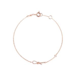 [스톤헨지]Love Knot 14K 큐빅 팔찌 SA24C24P
