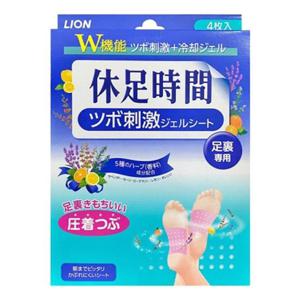 발관리패치 휴족시간(지압자극 쿨링시트) 4매입 2개