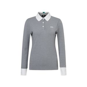 [와이드앵글] WWP25253MK CO 기본핏 니트 에리 폴로티셔츠 L (M.Grey)