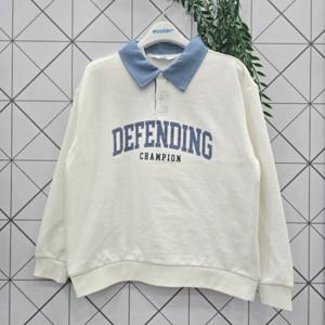 [에꼴리에]에꼴리에 주니어 데님카라 맨투맨티 25A1404