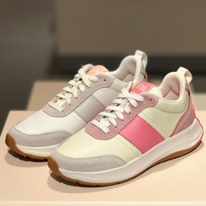 핏플랍 25S/S F-모드 레더/스웨이드 믹스 여성 플랫폼 스니커즈 FFSO5E051 2종택일