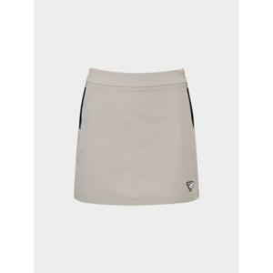 (와이드앵글) WWP25Q72E2  CO 폴리시드 A라인 큐롯 L  (Beige)