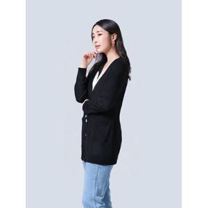 [샤트렌]블랙 브이넥 9부 가디건 HCBMSW801