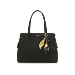 [닥스ACC][MISTY FLOWER] 블랙 참장식 가죽 토트백 DCBA2F543BK