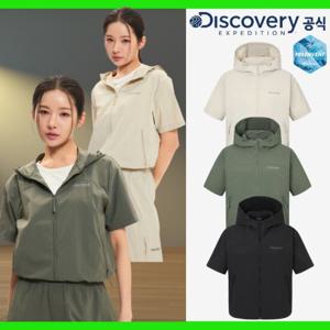 디스커버리 25SS 프레시벤트 여성 폴튼 반팔 트레이닝 자켓 DWTR9A053-JDGS
