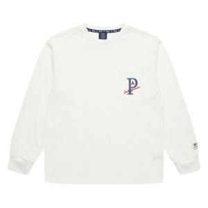 [에스핏]PSG 긴팔 싱글 티셔츠 - 화이트 (SJZ101MKRT76)