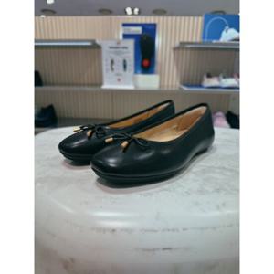[FITFLOP][델리카토] FFSO5E007BK 25S S 리본 레더 블랙 여성 발레리나 플랫슈즈