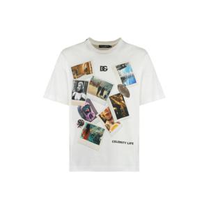 돌체앤가바나 반팔 티셔츠 G8PN9TG7O4R W0800 WHITE