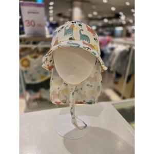 [블루독베이비] 25 SS(IV)공룡폴오버 목덮게 모자(4531480107)  백일 돌 선물 벙거지 여름 물놀이 모자 (45