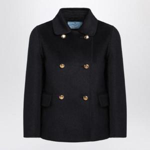 PRADA 블루 앙고라 캐시미어 더블브레스트 재킷 P536POOO13FY/Q_PRADA-F0008