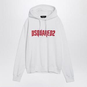 DSQUARED2 화이트 코튼 후드티 S74GU0815S25516/XH_DSQUA-100