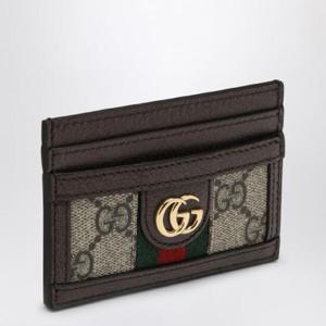 GUCCI 베이지/에보니 GG 슈프림 원단 오피디아 카드 홀더 52315996IWG/Q_GUC-8745