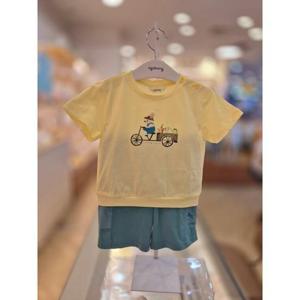 아가방 세이브존03 아가방 밀로 래빗 반팔 6부 상하세트 AG01S333001A