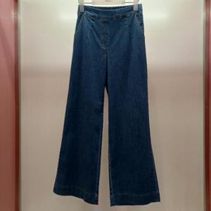 Latium HC06 데님 국내생산  최강스판 얇은 허리반밴딩 통와이드 여름연청 바지팬츠 T2523pt14B