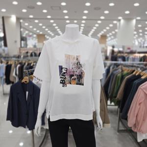 [벨라디터치]오버핏 티셔츠 V3F2TS31