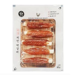바우와우 한상 떡갈비 80g 치킨 5p