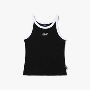 휠라나시티 KQC FS2RSG2154F-BLK 배색 골지 나시티