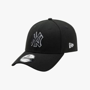 [뉴에라] [공용]MLB 뉴욕 양키스 아웃 라인 로고 볼캡 블랙(14205811)
