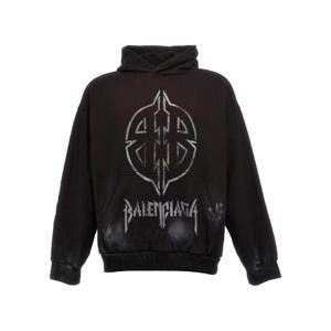 BALENCIAGA & 39 메탈 BB 스텐실& 39  후디 767877TQVT39034