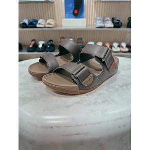 [FITFLOP][고목] FFSO5E737W3 25S S 브라운 레더 남성 슬라이드