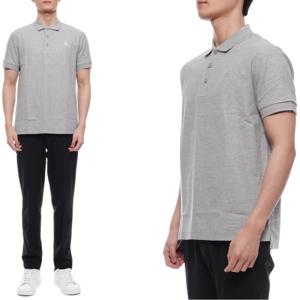 [버버리] 25SS 남성 EKD 자수 폴로 반팔티셔츠 (8099168 PALE GREY MELANGE 25S)