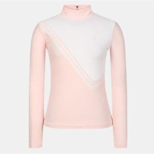 [레노마골프]컬러 블럭 펀칭 소매 하이 넥 티셔츠 RWTHL5106-411