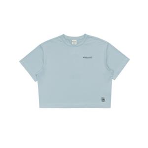 디스커버리 여성 프레시벤트 에센셜 반팔 크롭 워터티셔츠 DWSW72053SBL