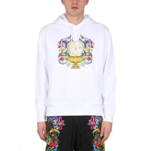 베르사체 후드 티셔츠 74GAIF01 CF01FG03 WHITE