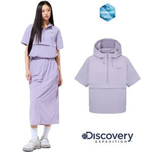 디스커버리 25SS 여름 여성 프레시벤트 폴튼 트레이닝 반팔 아노락 DWTR92053LVS