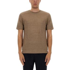 에르메네질도제냐 반팔 티셔츠 UF352A9 F776N02 BEIGE