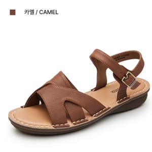금강제화 LANSAH5318WF3 랜드로바 여성 볼넓은 쿠션 컴포트 샌들