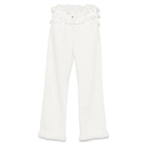 살바토레 페라가모 스트레이트 팬츠 P 782631WHITE White