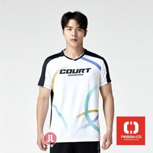 패기앤코 2024FW CRT-24F13 남성용 코트어드밴티지 반팔라운드티