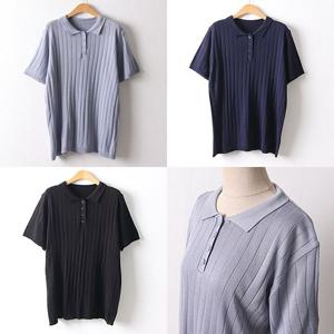 [아이우먼]위쉬몰 EB 미니카라골지반팔티(D368H505) 빅사이즈