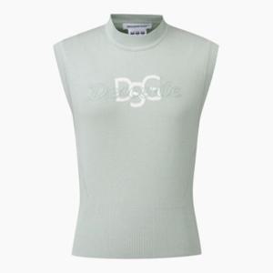 M 데상트골프베스트 GQC DQ12WFKV24-LKHG 여성 니트 베스트 Light Khaki