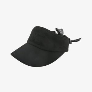 PXG썬캡 JQJ PHPPW9506-21 여성 체크 리본 포인트 와이드 바이저