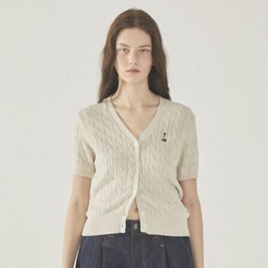 [후아유]여성 Steve V-Neck Melange Cardigan WHCKF2521F