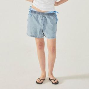 [후아유]여성 Steve Denim Set-up Shorts(F) WHTJF2555F