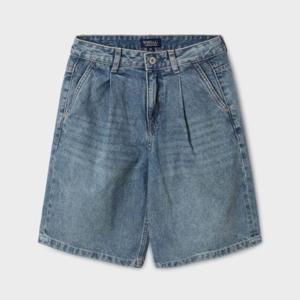 [후아유]여성 Pin Tuck Denim Loose-fit Shorts(F) WHTJF2534F