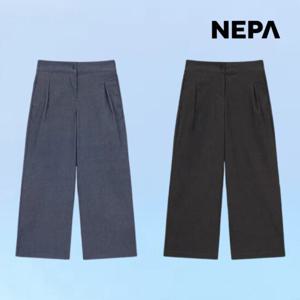 네파 여성 여름 쿨 데님 세미와이드 팬츠 통바지 등산바지 7L41642