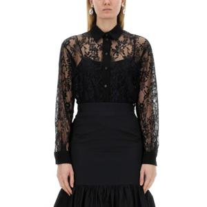모스키노 블라우스 셔츠 02140461 4555 BLACK