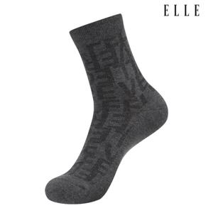 [엘르골프]로고 패턴 중목 양말 (남) 6L18301_932
